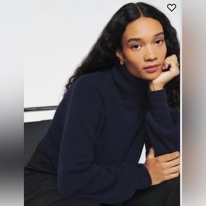 Reformation Luisa Cropped Cashmere Sweater XS NWT